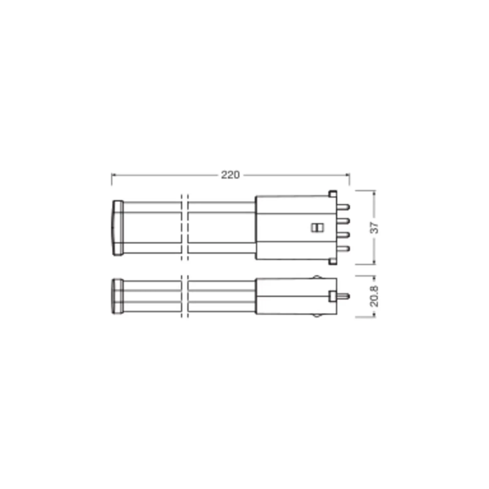 Ledvance Dulux-S/E LED Mains Value 6W 700lm - 830 Varm Vit | Ersättare 11W