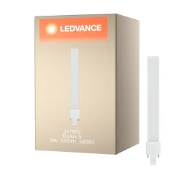 Ledvance Dulux S LED 6W - 830 Varm Vit | 2-Stift - Ersättare 11W