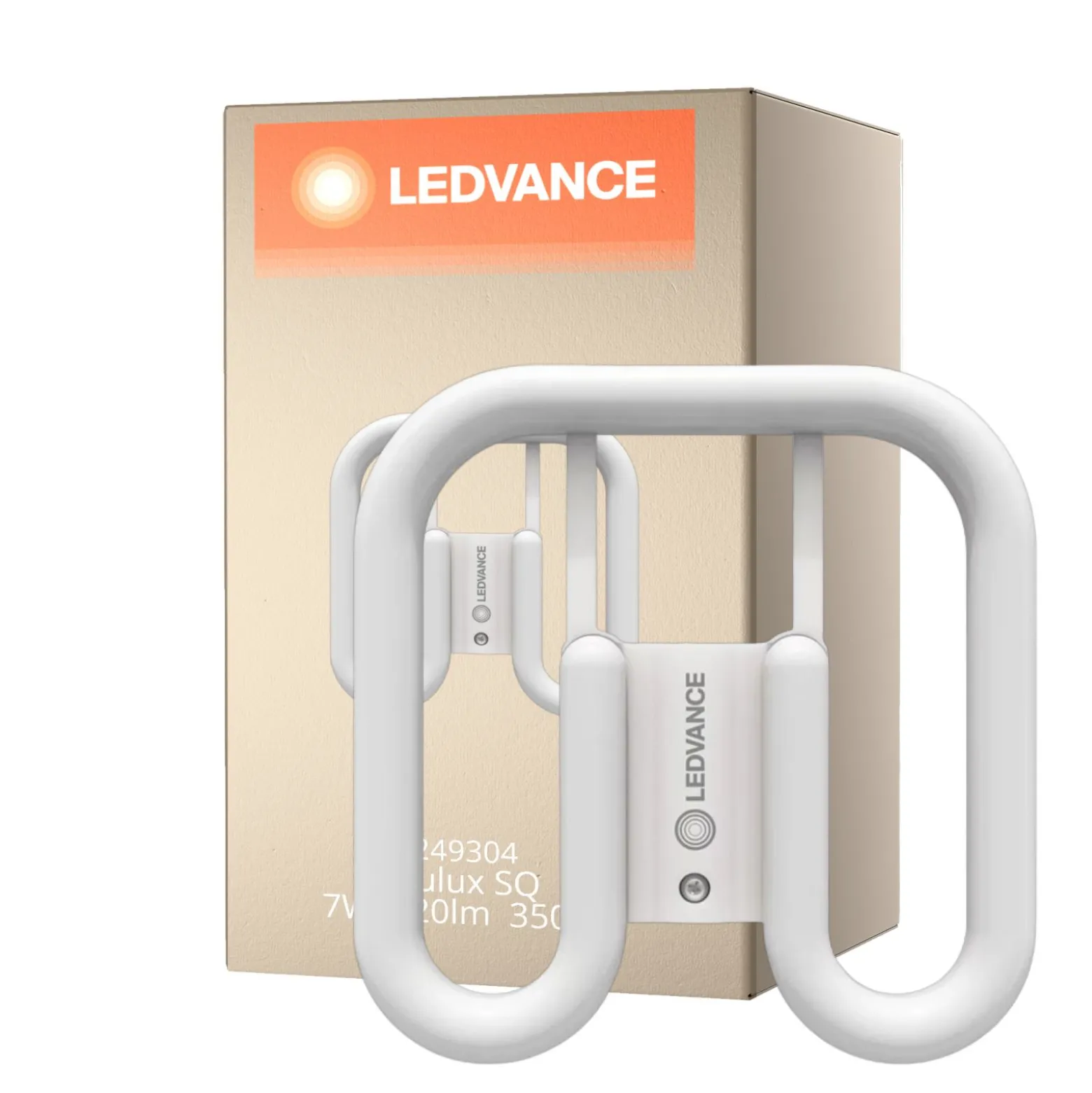 Ledvance DULUX-SQ LED 7W - 835 Varm Vit | 2-Stift - Ersättare 16W