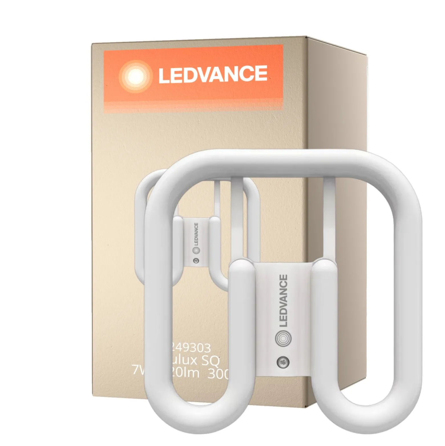 Ledvance DULUX-SQ LED 7W - 830 Varm Vit | 2-Stift - Ersättare 16W