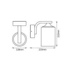 Ledvance Endura Klassisk Cylinder Lykta E27 Svart
