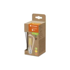 Ledvance Filament LED E27 Päron Klar 3.8W 806lm - 830 Varm Vit | Ersättare 60W
