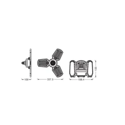 Ledvance Highbay LED E27 Matt 40W 4300lm – 840 Kallvit