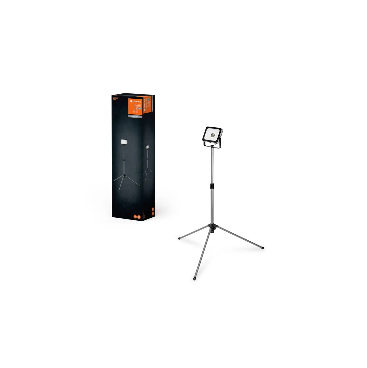 Ledvance LED Abetsbelysning Value Stativ Svart 30W 3000lm 100D - 865 Dagsljus | IP54 - Symmetrisk