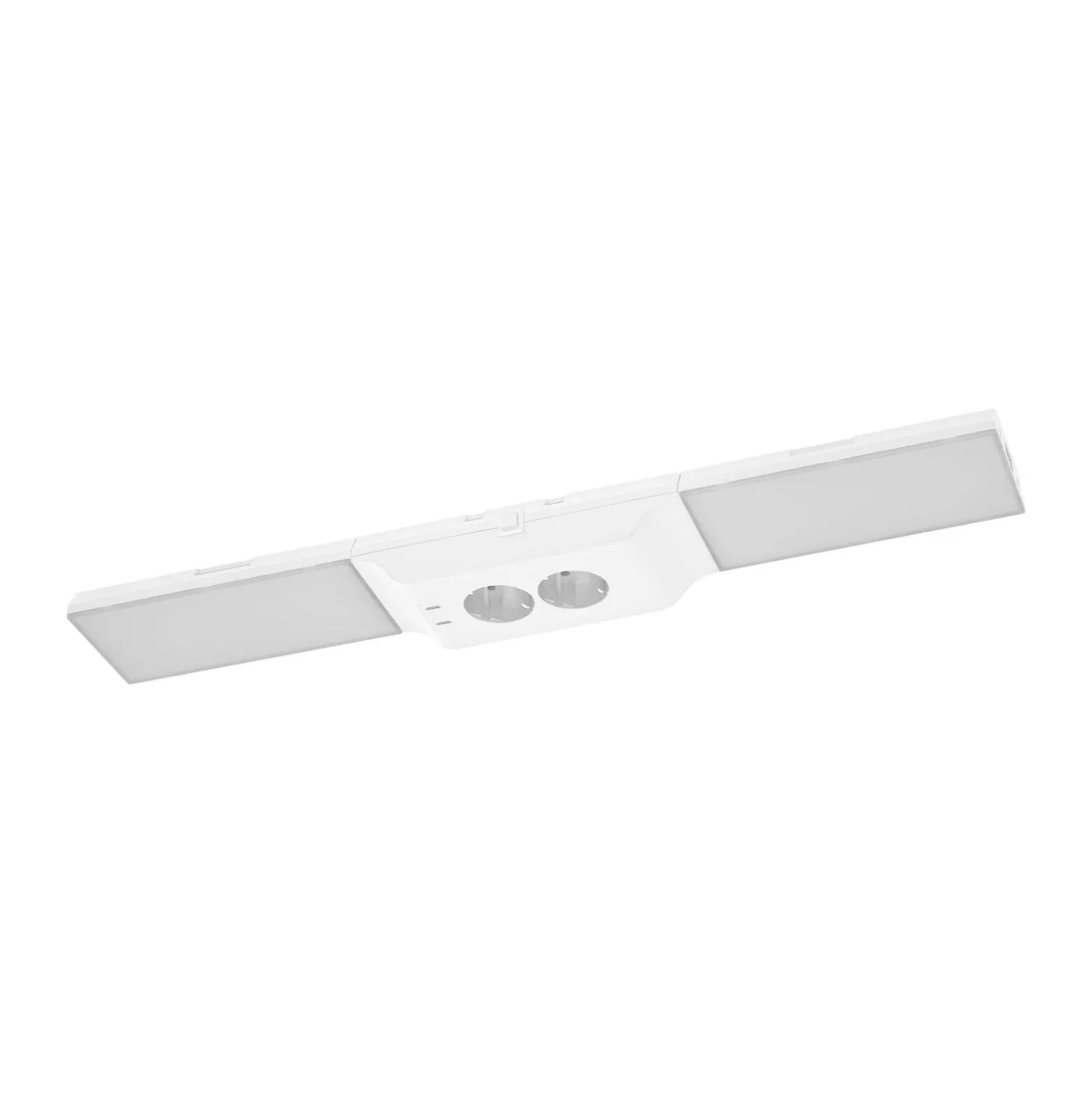 Ledvance LED Allmänbruksarmatur Undercabinet Sockel Trimlös Vit 10W 500lm - 830 Varm Vit | 55cm - Fjärrkontroll - med USB