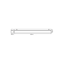 Ledvance LED Allmänbruksarmatur Fyrkant 14W 1250lm - 930-940 CCT | 60cm - Bästa Färgåtergivning