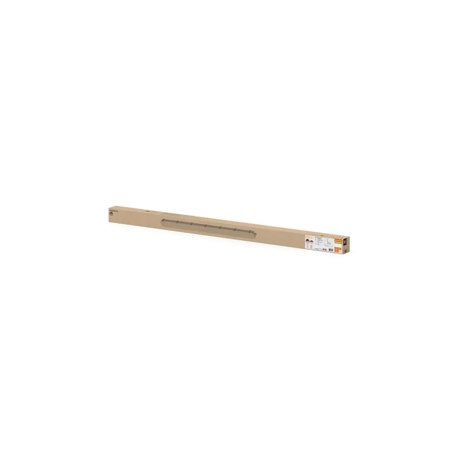 Ledvance LED Allmänbruksarmatur Vattentät Fukttät 5x Kabelgenomföring 81W 11000lm - 840 Kallvit | 150cm - Ersättare 2x58W