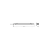 Ledvance LED Allmänbruksarmatur Vattentät Fukttät Eco Slim 18W 1980lm - 840 Kallvit | 60cm