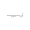 Ledvance LED Allmänbruksarmatur Vattentät Damp Proof Gen 2 81W 11000lm - 840 Kallvit | 150cm - 3 Timmar Nödbelysning - Ersättare 2x58W
