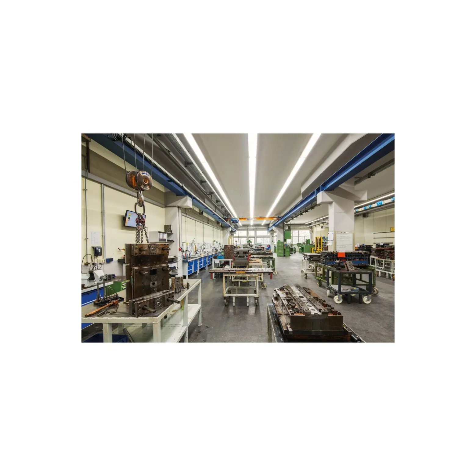 Ledvance LED Allmänbruksarmatur Vattentät Damp Proof Gen 2 81W 11000lm - 840 Kallvit | 150cm - 3 Timmar Nödbelysning - Ersättare 2x58W
