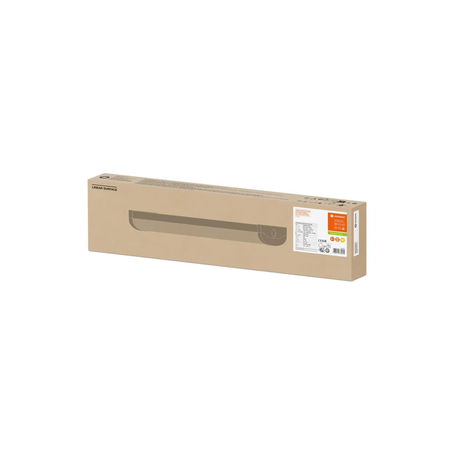 Ledvance LED Allmänbruksarmatur Vattentät 18W 2250lm - 830 Varm Vit | 60cm - 3 Timmar Nödbelysning