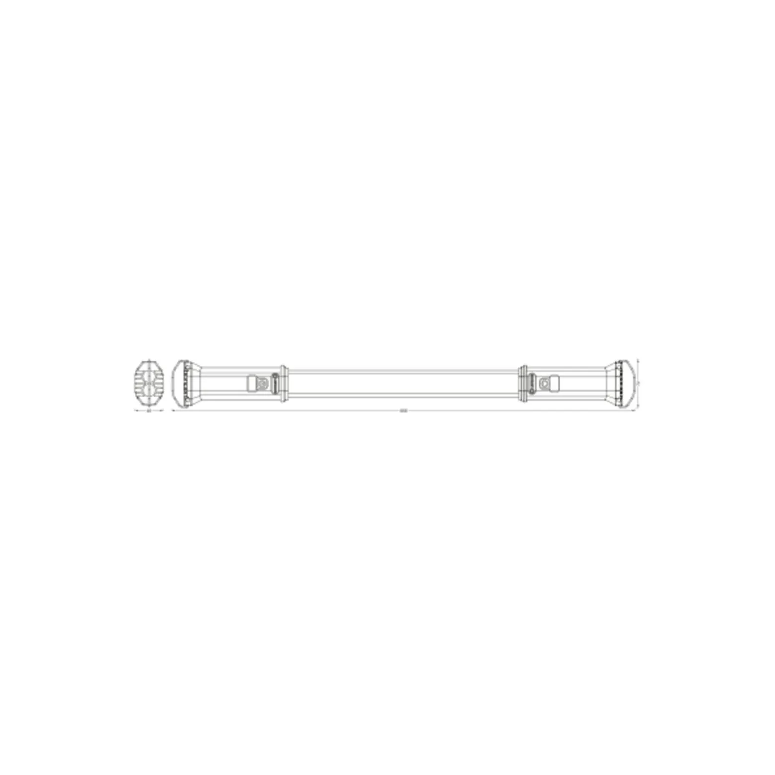 Ledvance LED Allmänbruksarmatur Linear 10W 800lm - 840 Kallvit | 67cm - USB Uppladdningsbar - Abetsbelysning