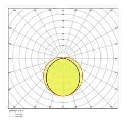 Ledvance LED Allmänbruksarmatur Vattentät Fukttät Value 25W 3000lm - 840 Kallvit | 150cm