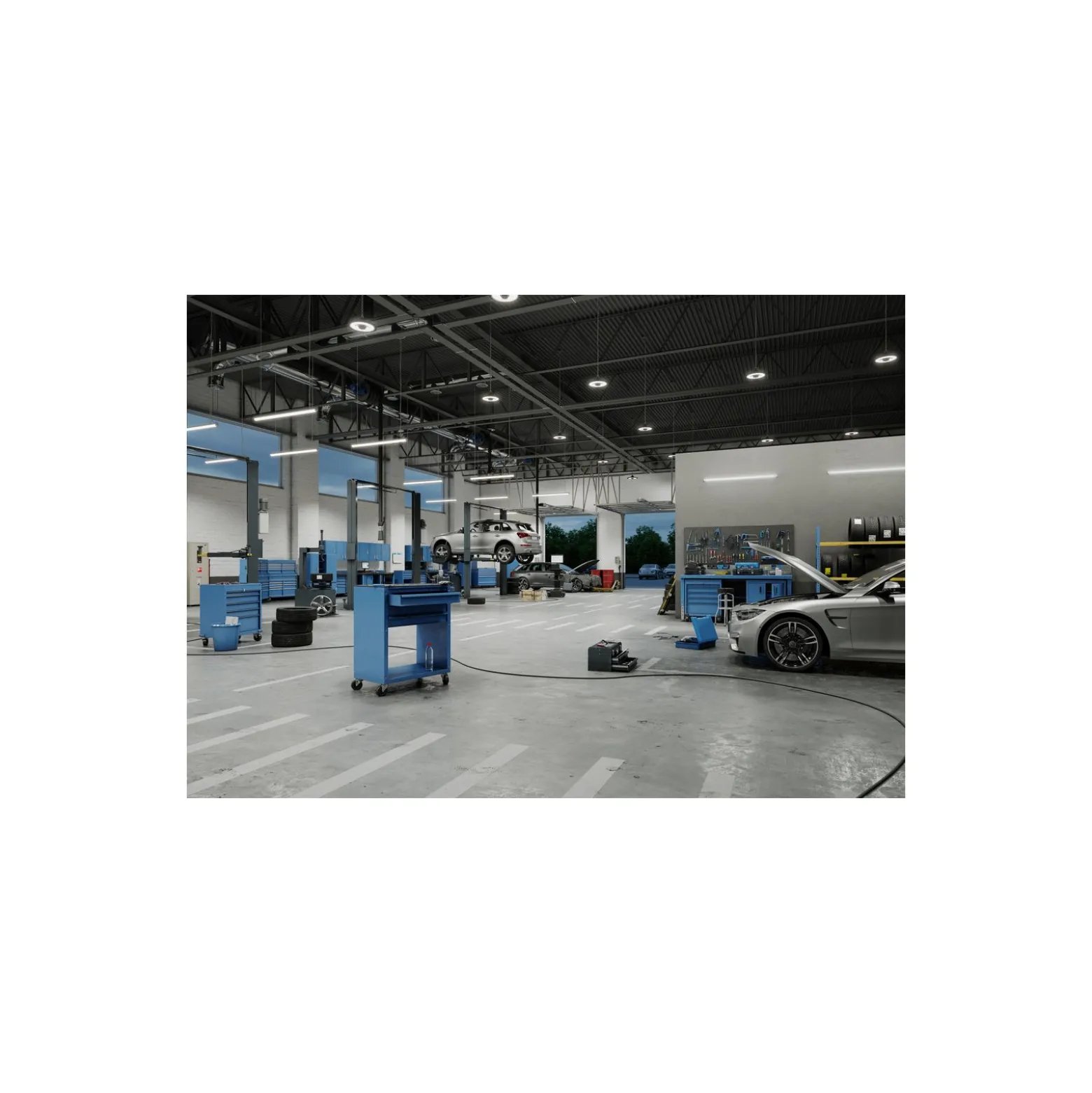 Ledvance LED Allmänbruksarmatur Vattentät Fukttät Special Gen2 30W 3900lm - 840 Kallvit | 150cm