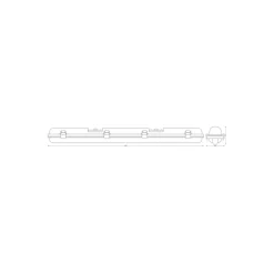 Ledvance LED Allmänbruksarmatur Vattentät Fukttät Smart+ Wifi 18W 1900lm - 827-865 Justerbar Vit | 120cm - Dimbar