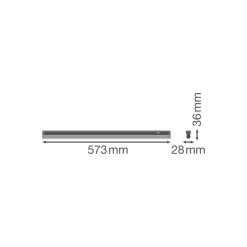 Ledvance LED Allmänbruksarmatur Linear Kompakt Växla 8W 800lm - 830 Varm Vit | 60cm