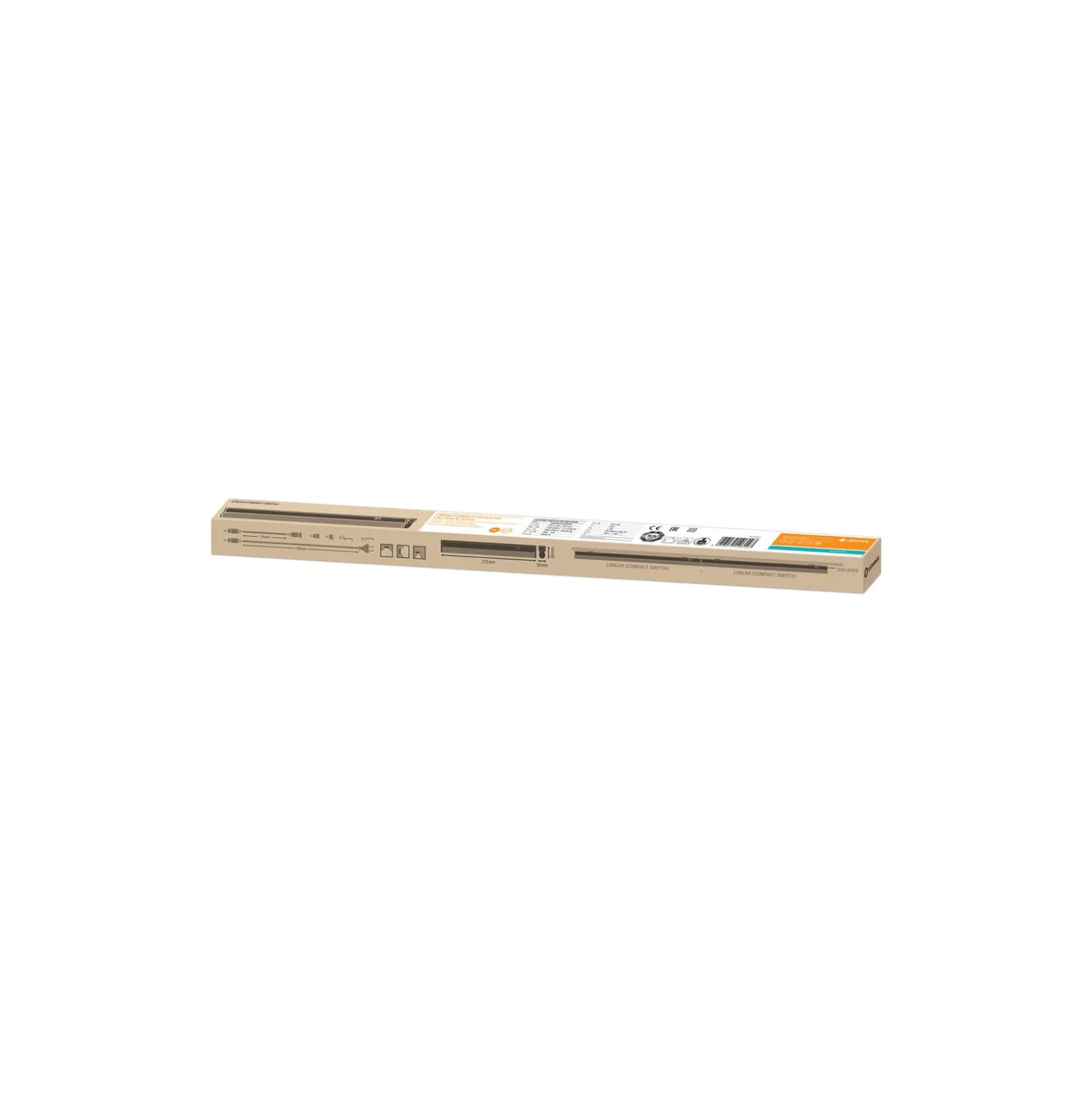 Ledvance LED Allmänbruksarmatur Linear Kompakt Växla 4W 450lm - 840 Kallvit | 30cm