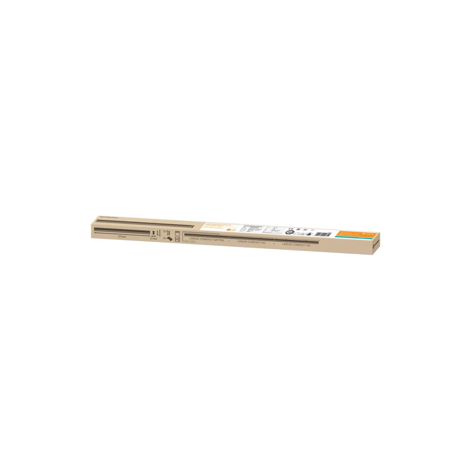 Ledvance LED Allmänbruksarmatur Linear Kompakt 10W 1000lm - 840 Kallvit | 60cm