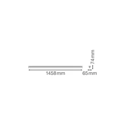 Ledvance LED Allmänbruksarmatur Linjär Ultra Output Gen2 Stål Vit 48W 7200lm - 830-840 CCT | 150cm - Dali Dimbar - Ersättare 2x58W