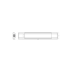 Ledvance LED Allmänbruksarmatur Linear Edge RGBW Vit 4W 230lm - RGBW | 30cm - Fjärrkontroll