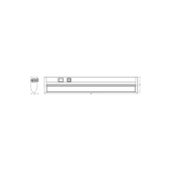 Ledvance LED Allmänbruksarmatur Linear Turn Connect Svart 10W 620lm - 830-840 CCT | 55cm - Push Dimbar