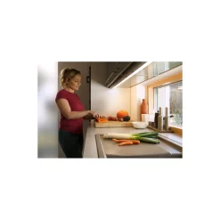 Ledvance LED Allmänbruksarmatur Linjär Platt Eco Aluminium Silver 6W 300lm - 830 Varm Vit | 30cm - Ersättare 7W
