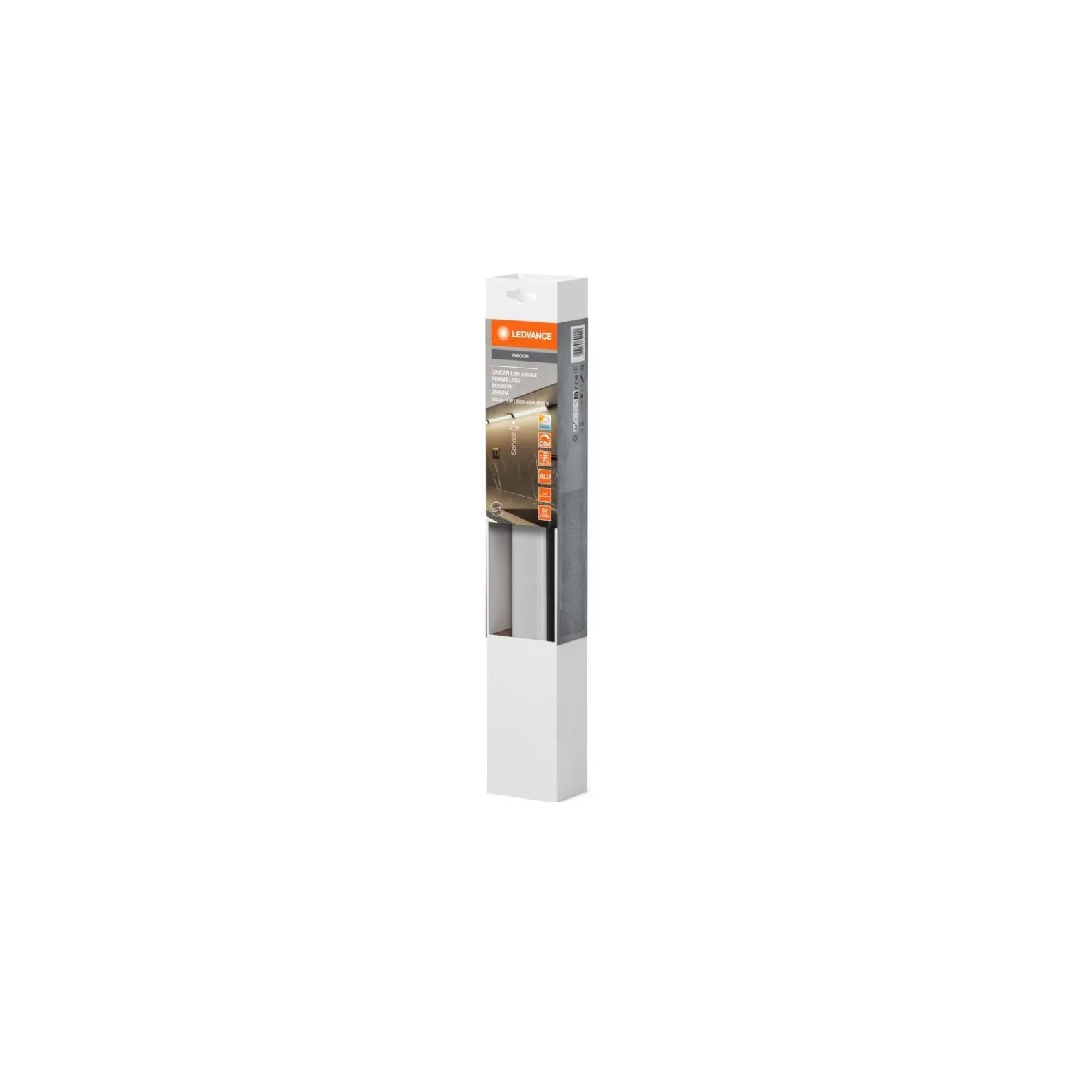 Ledvance LED Allmänbruksarmatur Linear Angle Trimlös Svart 5W 320lm - 830-840 CCT | 35cm - Fjärrkontroll