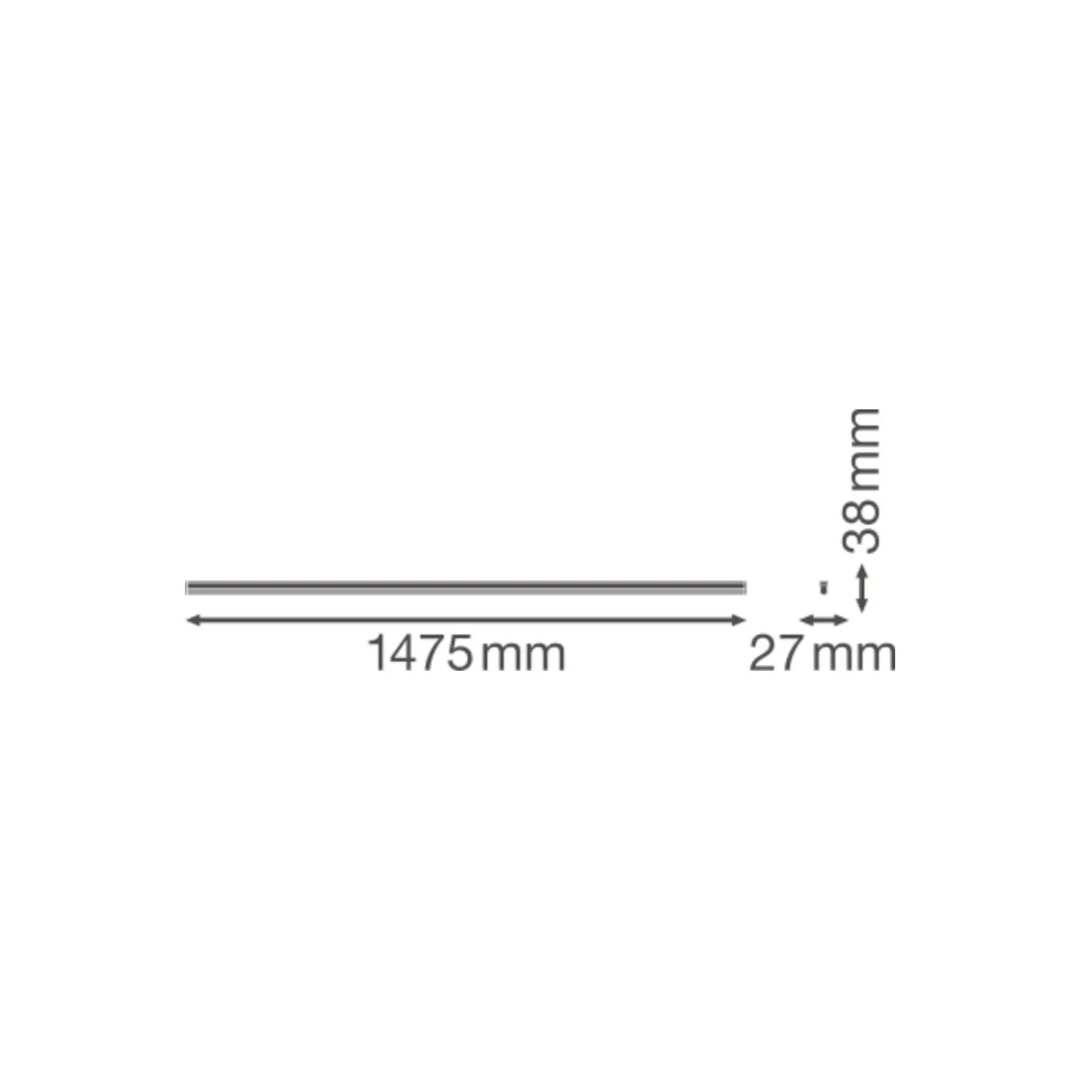 Ledvance LED Allmänbruksarmatur Linear Compact High Output 25W 2500lm - 840 Kallvit | 150cm