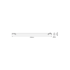 Ledvance LED Allmänbruksarmatur RörKit 21.5W 1890lm - 830 Varm Vit | 150cm