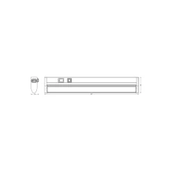 Ledvance LED Allmänbruksarmatur Linear Turn Connect Svart 6W 380lm - 830-840 CCT | 35cm - Push Dimbar