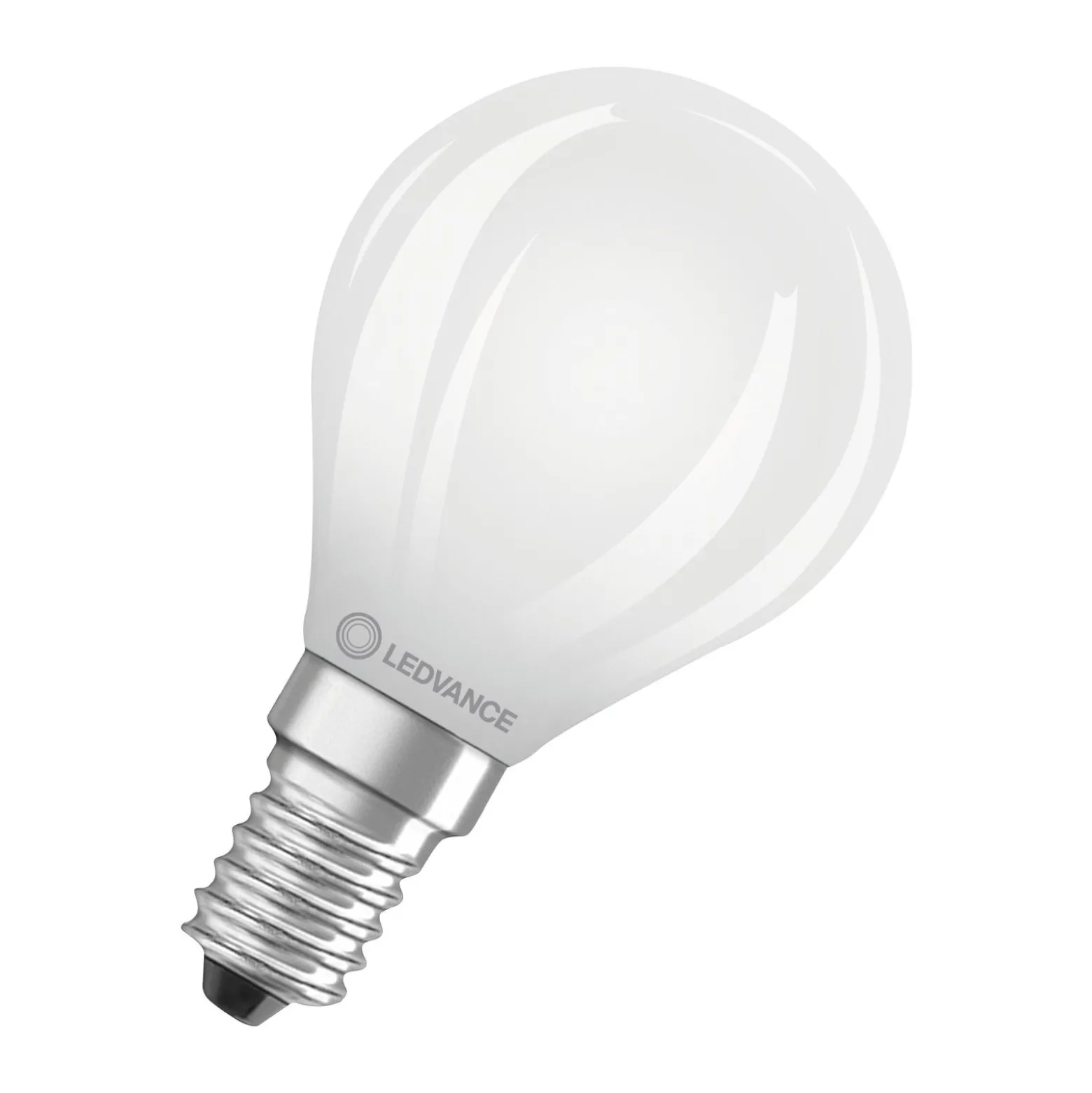 Ledvance LED Classic E14 Päron Filament Matt 1.2W 255lm - 840 Kallvit | Ersättare 25W