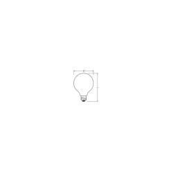 Ledvance LED Classic Globe E27 Matt 11.6W 2452lm - 840 Kallvit | Ersättare 150W