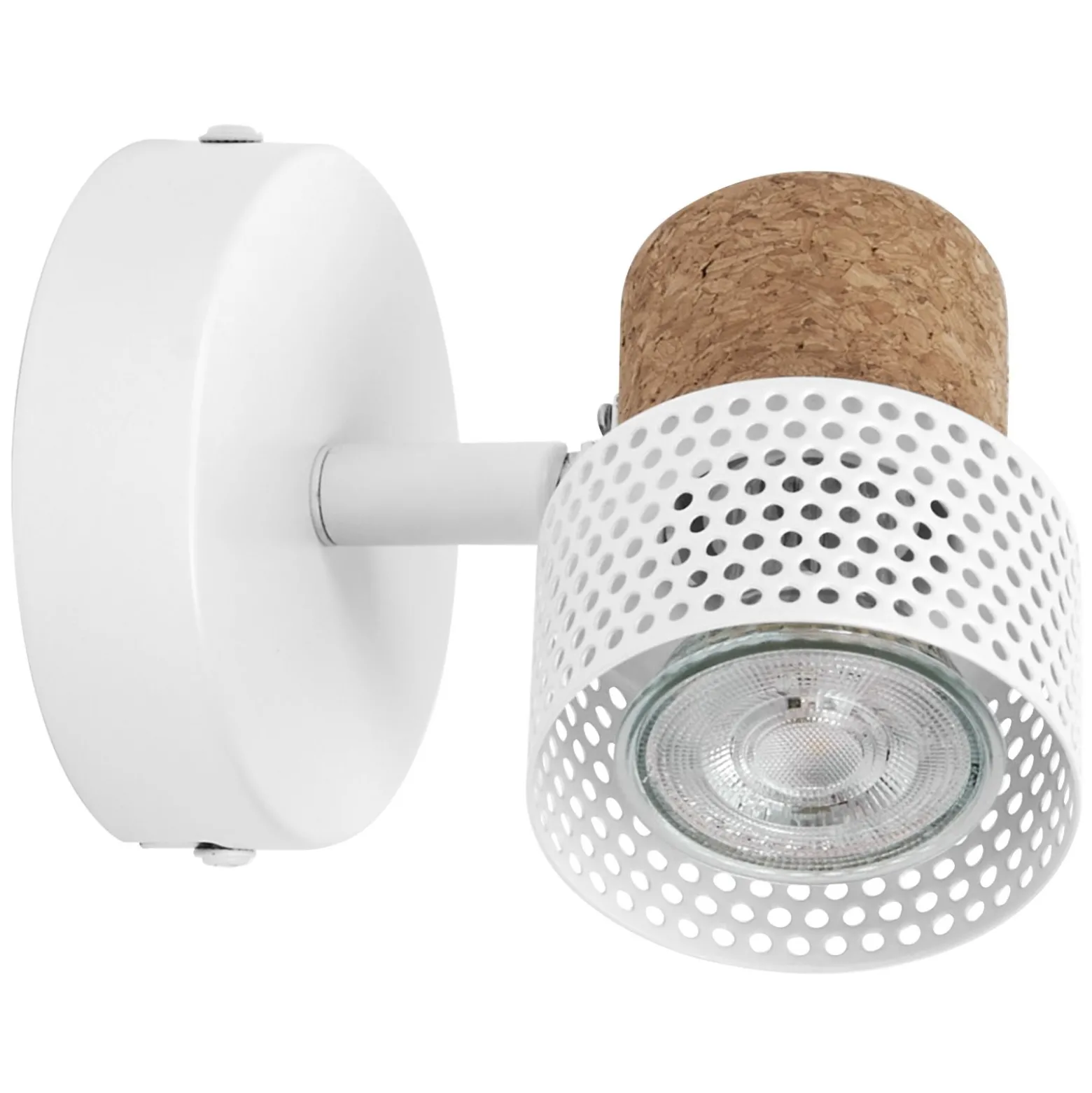 Ledvance LED Decor Spot Cork Stål Vit 3W 230lm - 827 Extra Varm Vit | Dimbar