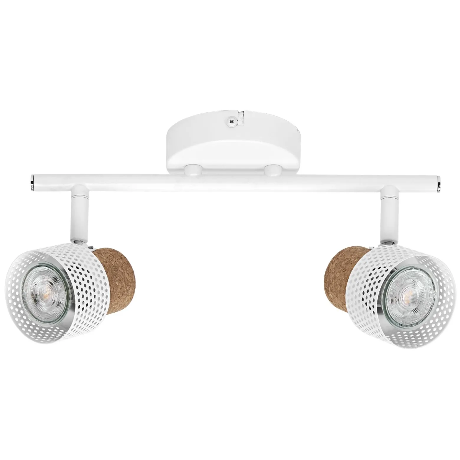 Ledvance LED Decor Spot Cork Stål Vit 6W 460lm - 827 Extra Varm Vit | Dimbar