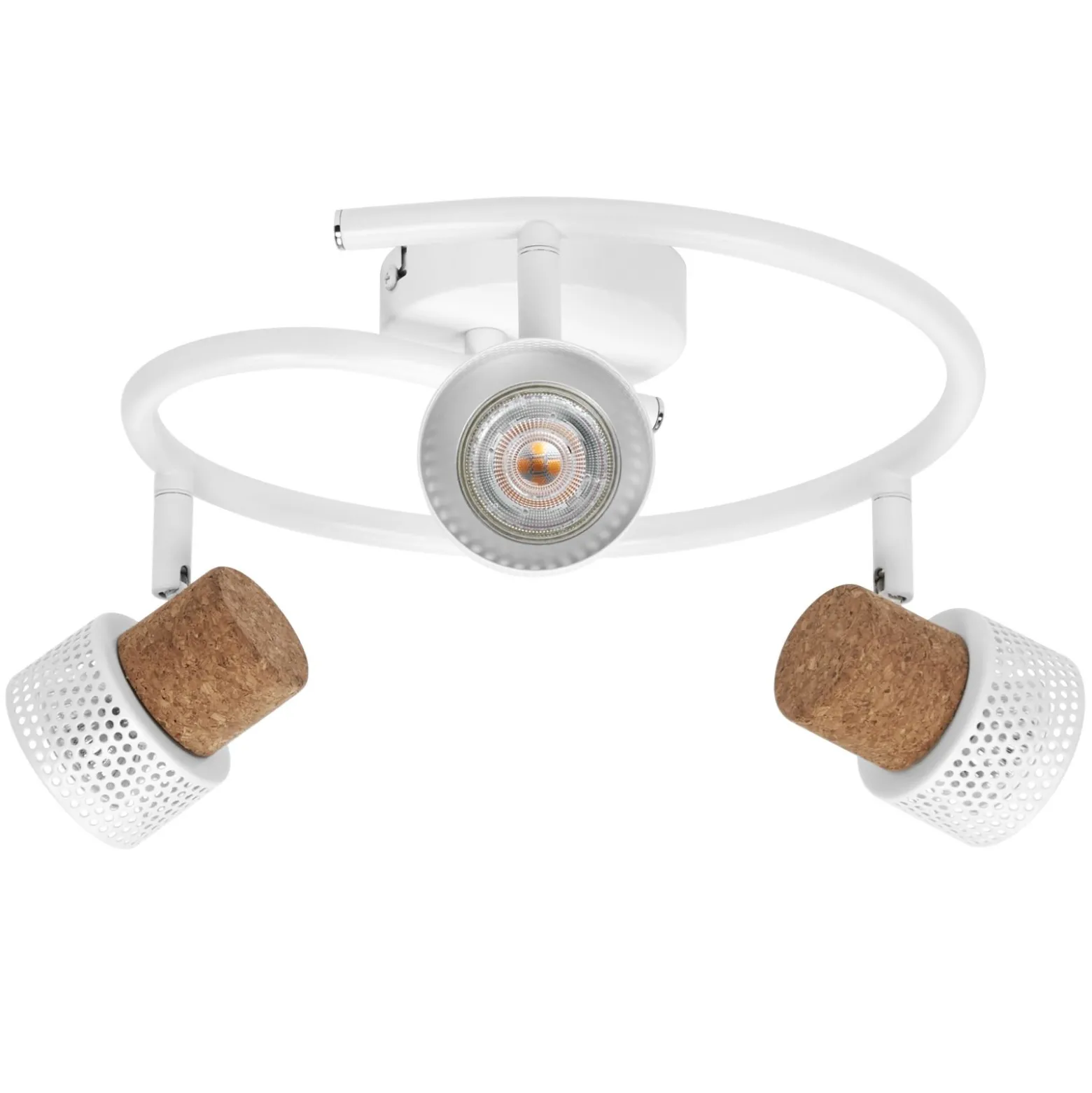 Ledvance LED Decor Spot Cork Stål Spiral Vit 10W 690lm - 827 Extra Varm Vit | Dimbar