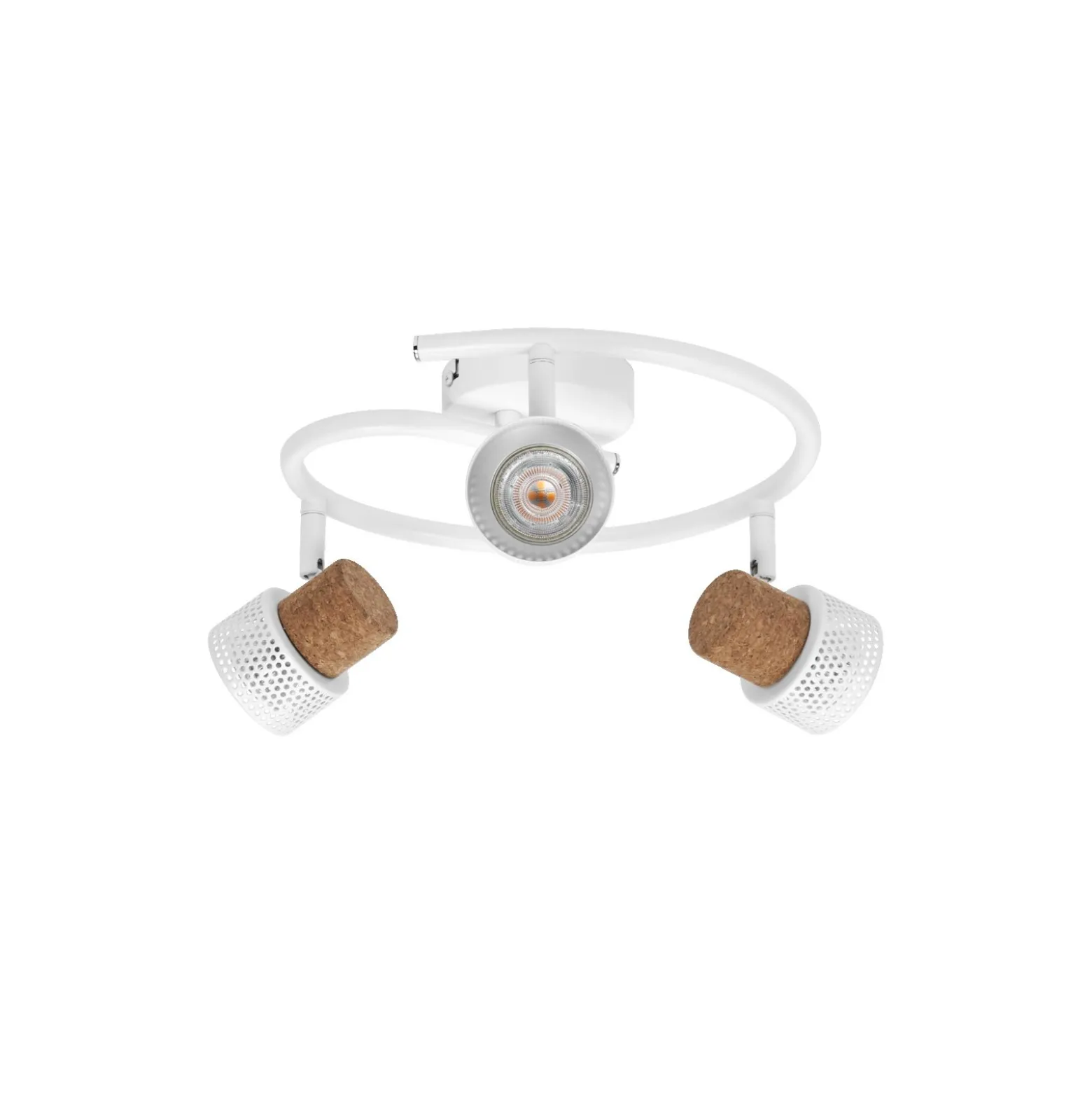 Ledvance LED Decor Spot Cork Stål Spiral Vit 10W 690lm - 827 Extra Varm Vit | Dimbar