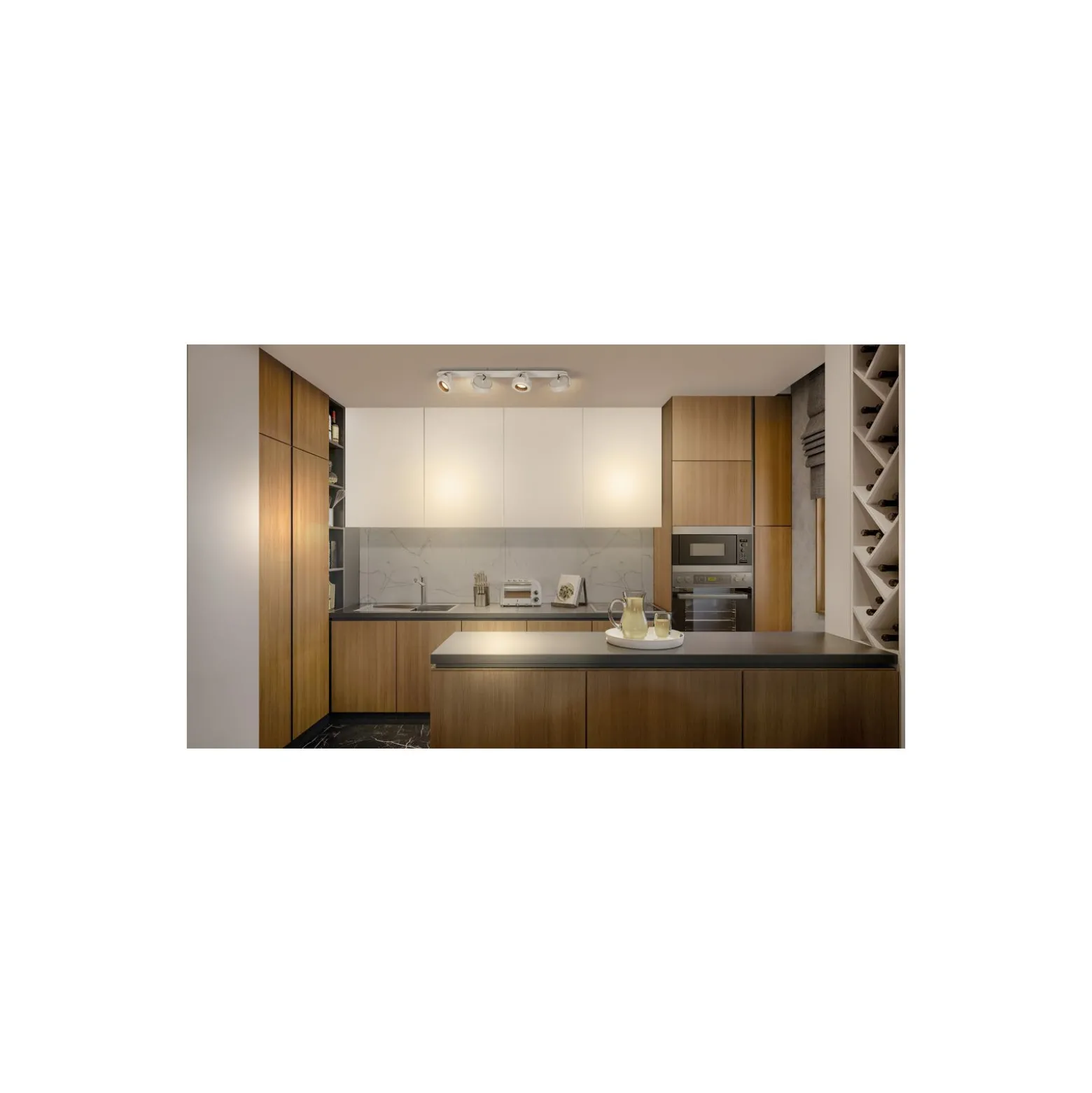 Ledvance LED Decor Spot Cork Stål Svart 10W 690lm - 827 Extra Varm Vit | Dimbar