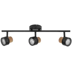 Ledvance LED Decor Spot Cork Stål Svart 10W 690lm - 827 Extra Varm Vit | Dimbar