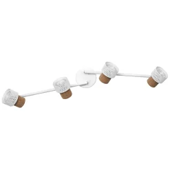 Ledvance LED Decor Spot Cork Stål Vit 13W 920lm - 827 Extra Varm Vit | Dimbar