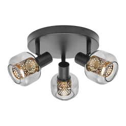 Ledvance LED Decor Spot Firefly Stål Cirkulär Svart 8.4W 750lm - 827 Extra Varm Vit | Dimbar