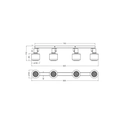 Ledvance LED Decor Spot Firefly Stål Svart 11.2W 1000lm - 827 Extra Varm Vit | Dimbar