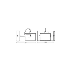 Ledvance LED Decor Spot Jupiter Silver 5W 185lm - 830 Varm Vit