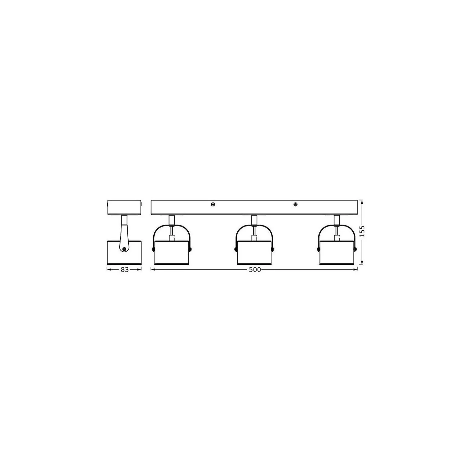 Ledvance LED Decor Spot Jupiter Silver 16W 550lm - 830 Varm Vit
