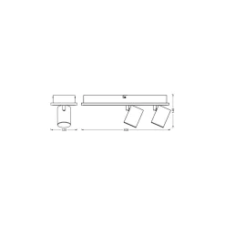 Ledvance LED Decor Spot Mars Svart 29W 985lm - 830 Varm Vit