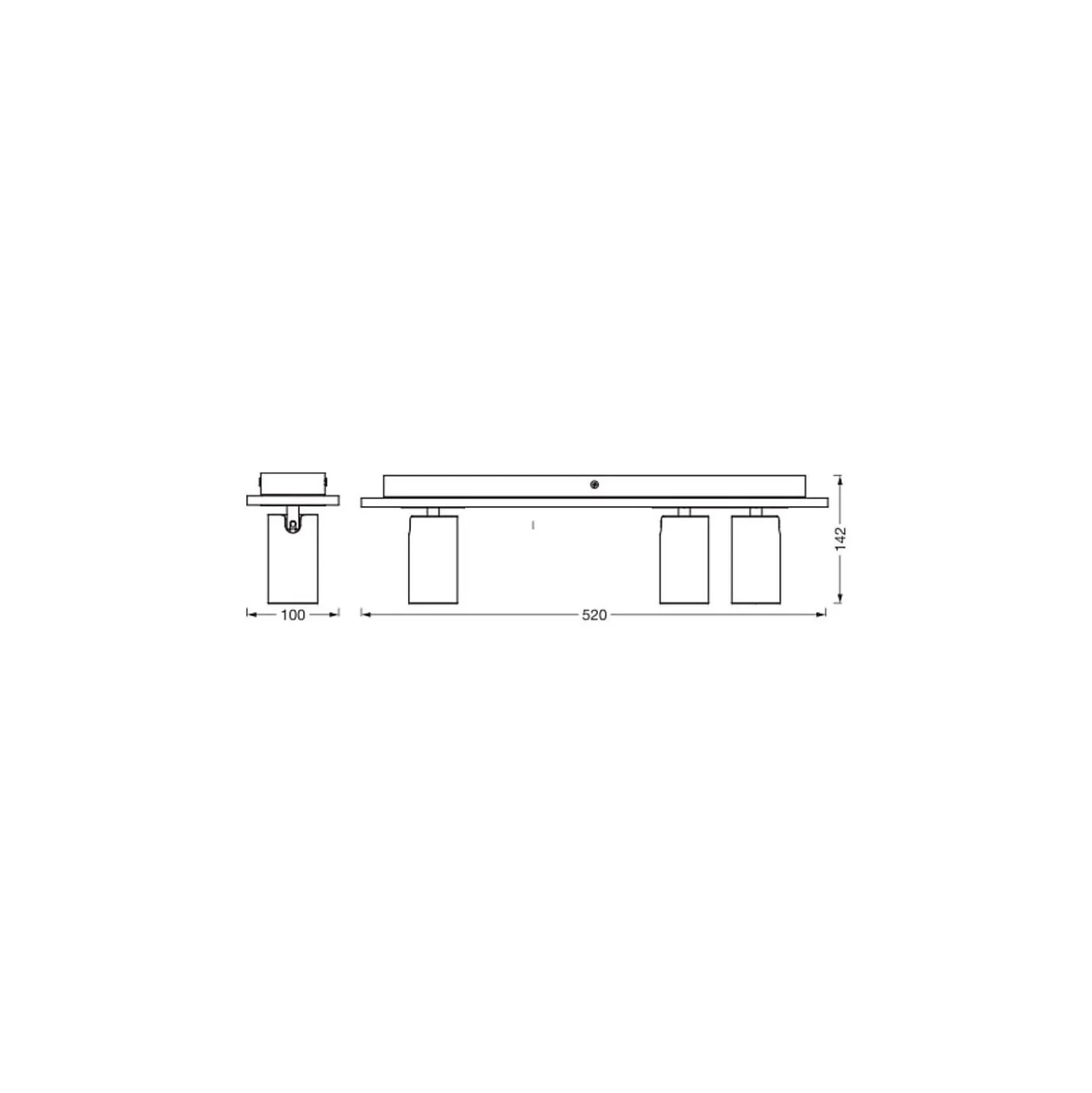 Ledvance LED Decor Spot Mercury Vit 10W 690lm - 927 Extra Varm Vit | Bästa Färgåtergivning