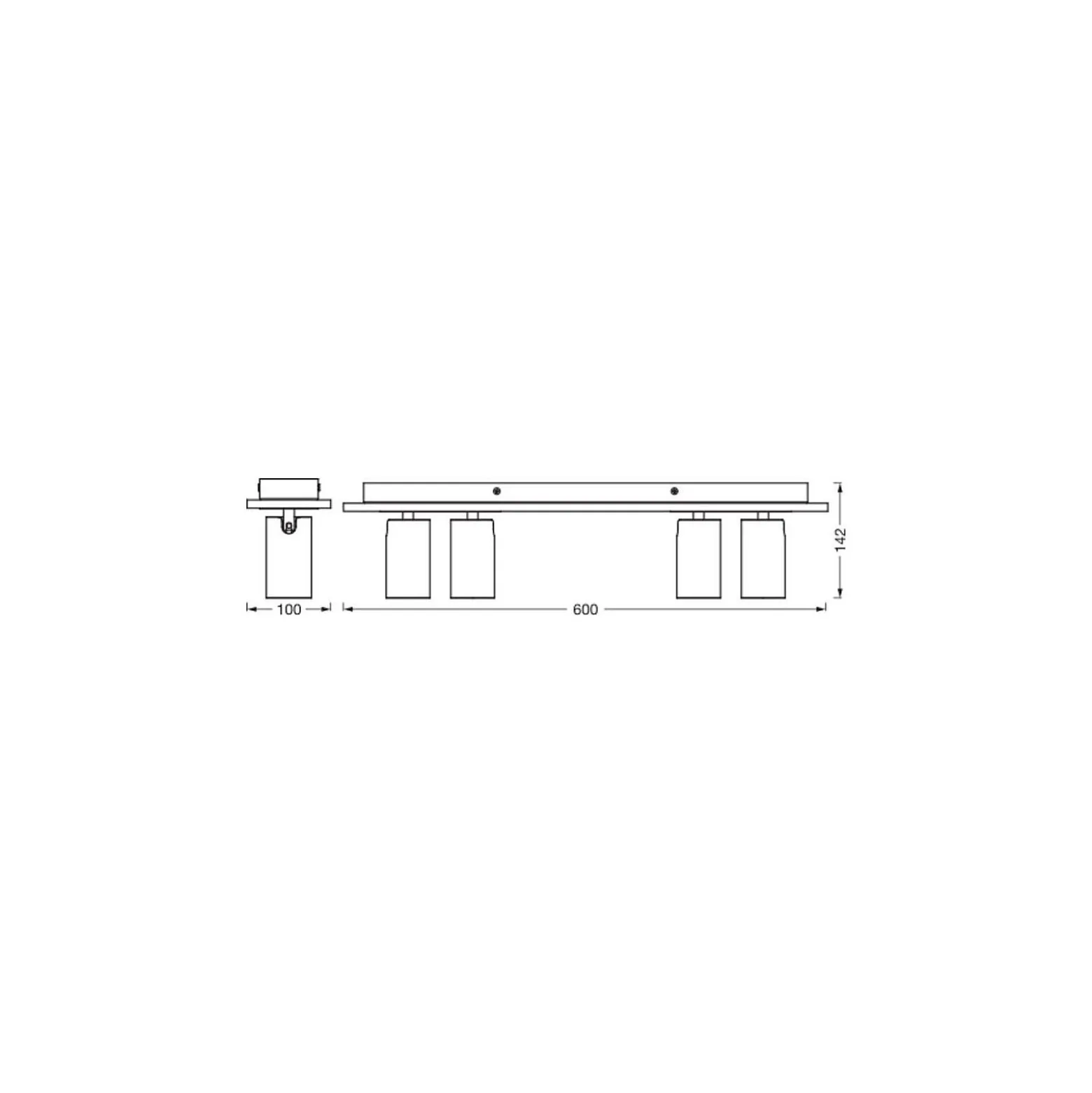 Ledvance LED Decor Spot Mercury Vit 13W 920lm - 927 Extra Varm Vit | Bästa Färgåtergivning - Dimbar