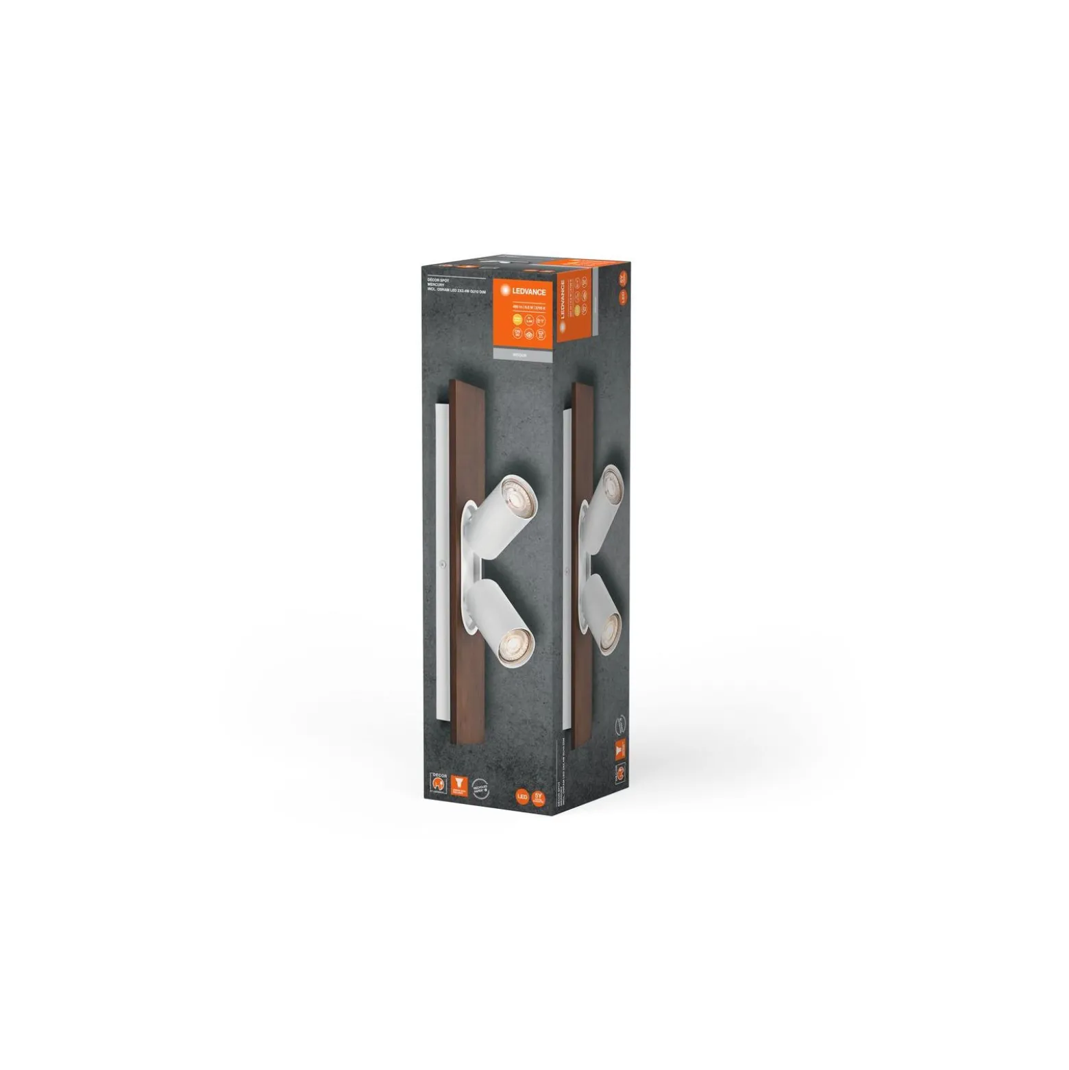 Ledvance LED Decor Spot Mercury Vit 6W 460lm - 927 Extra Varm Vit | Bästa Färgåtergivning