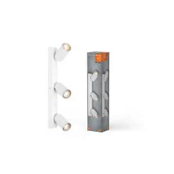 Ledvance LED Decor Spot Octagon Stål Vit 10W 690lm - 827 Extra Varm Vit | Dimbar