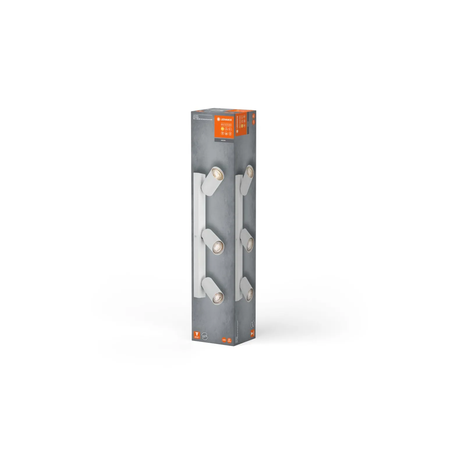 Ledvance LED Decor Spot Octagon Stål Vit 10W 690lm - 827 Extra Varm Vit | Dimbar