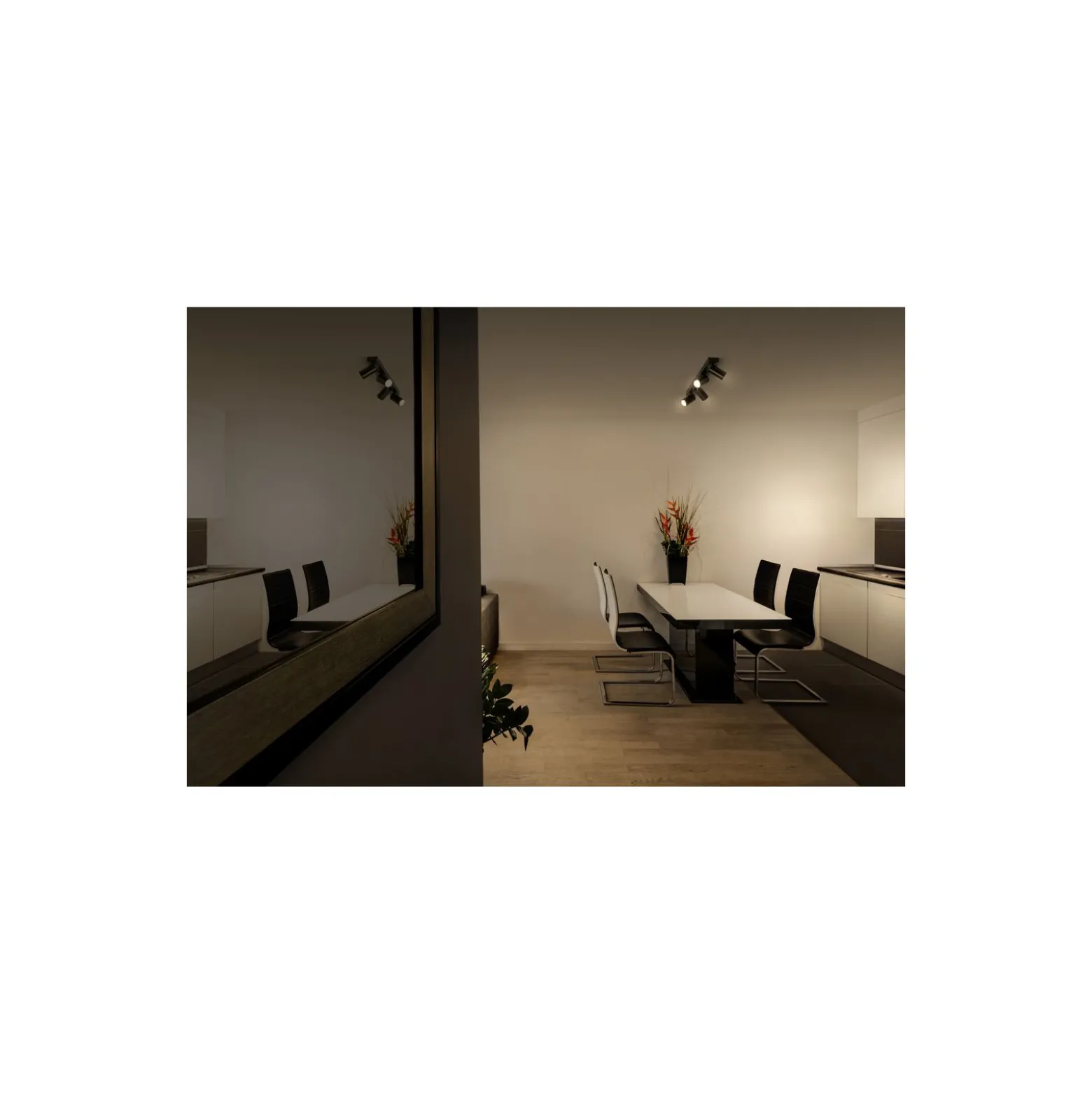 Ledvance LED Decor Spot Octagon Stål Svart 13W 920lm - 827 Extra Varm Vit | Dimbar